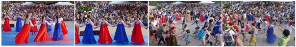 ganggangsullae, a traditional Korean circle dance Source: Hancinema